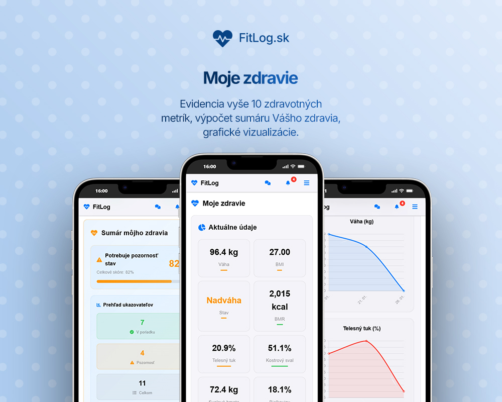 ❤️ Stránka Moje zdravie – sumár Vášho zdravia