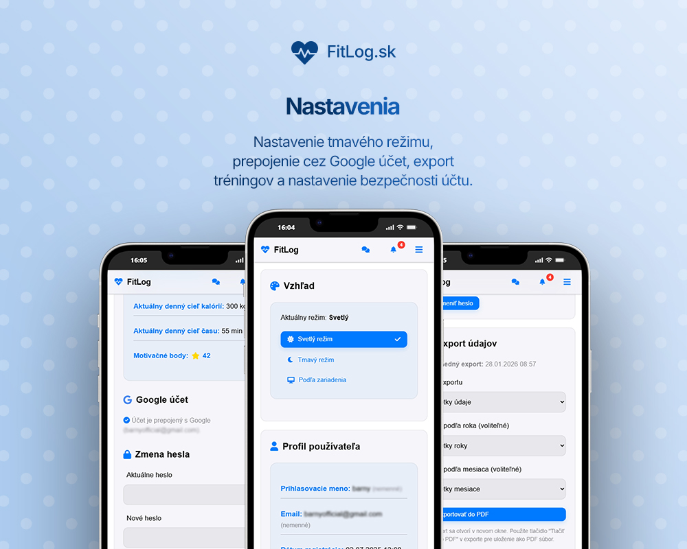 👤 Váš profil – personalizácia, súkromie, zabezpečenie